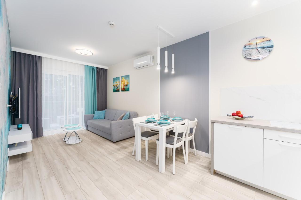 Apartament Z Widokiem Na Morze - Blekitna Perla By Perlowa Przystan Rent เชียโนเซตี ภายนอก รูปภาพ