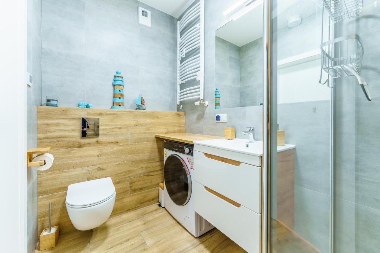 Apartament Z Widokiem Na Morze - Blekitna Perla By Perlowa Przystan Rent เชียโนเซตี ภายนอก รูปภาพ